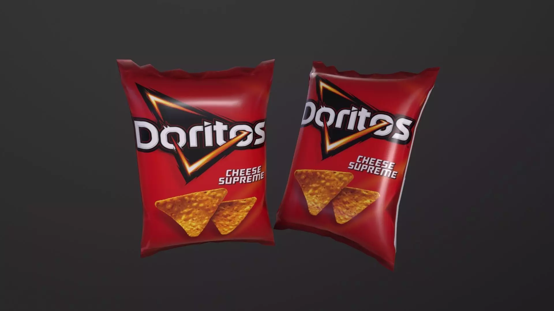 Chips Packaging Doritos 3D Model Low-poly 3D model_0