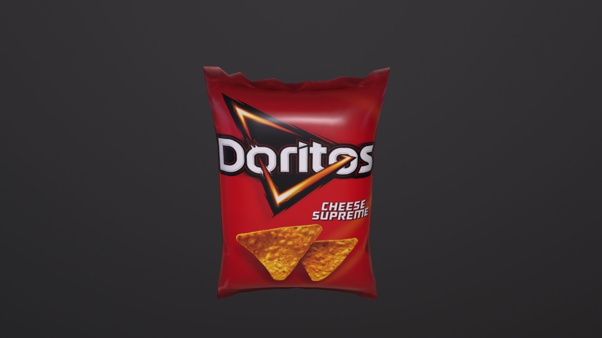 Chips Packaging Doritos 3D Model Low-poly 3D model_2