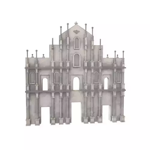 Cartoon Ruins of St Pauls v1 002