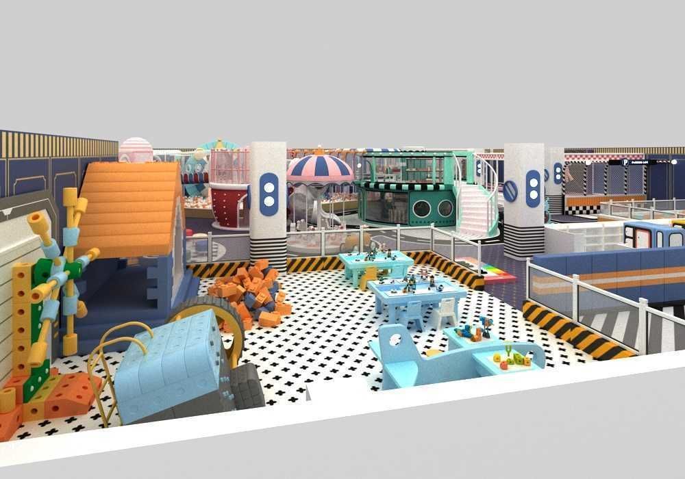 Indoor amusement park  playground 3D model_6