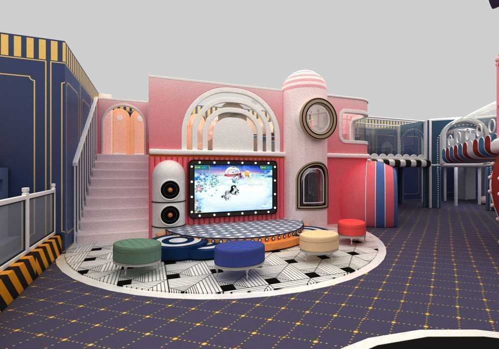 Indoor amusement park  playground 3D model_7