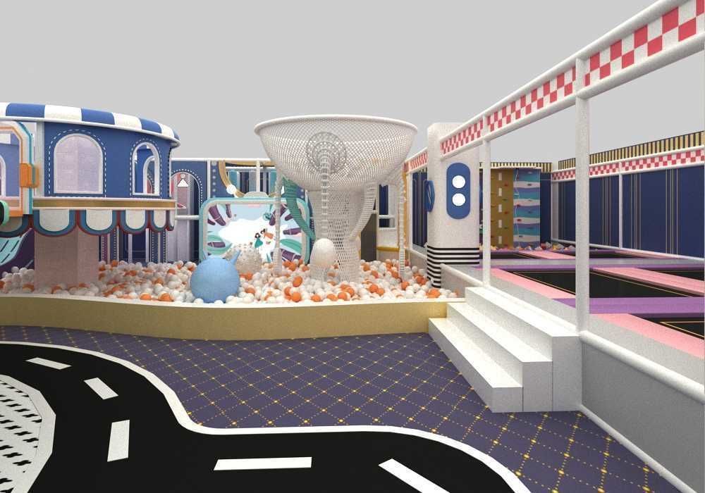 Indoor amusement park  playground 3D model_8