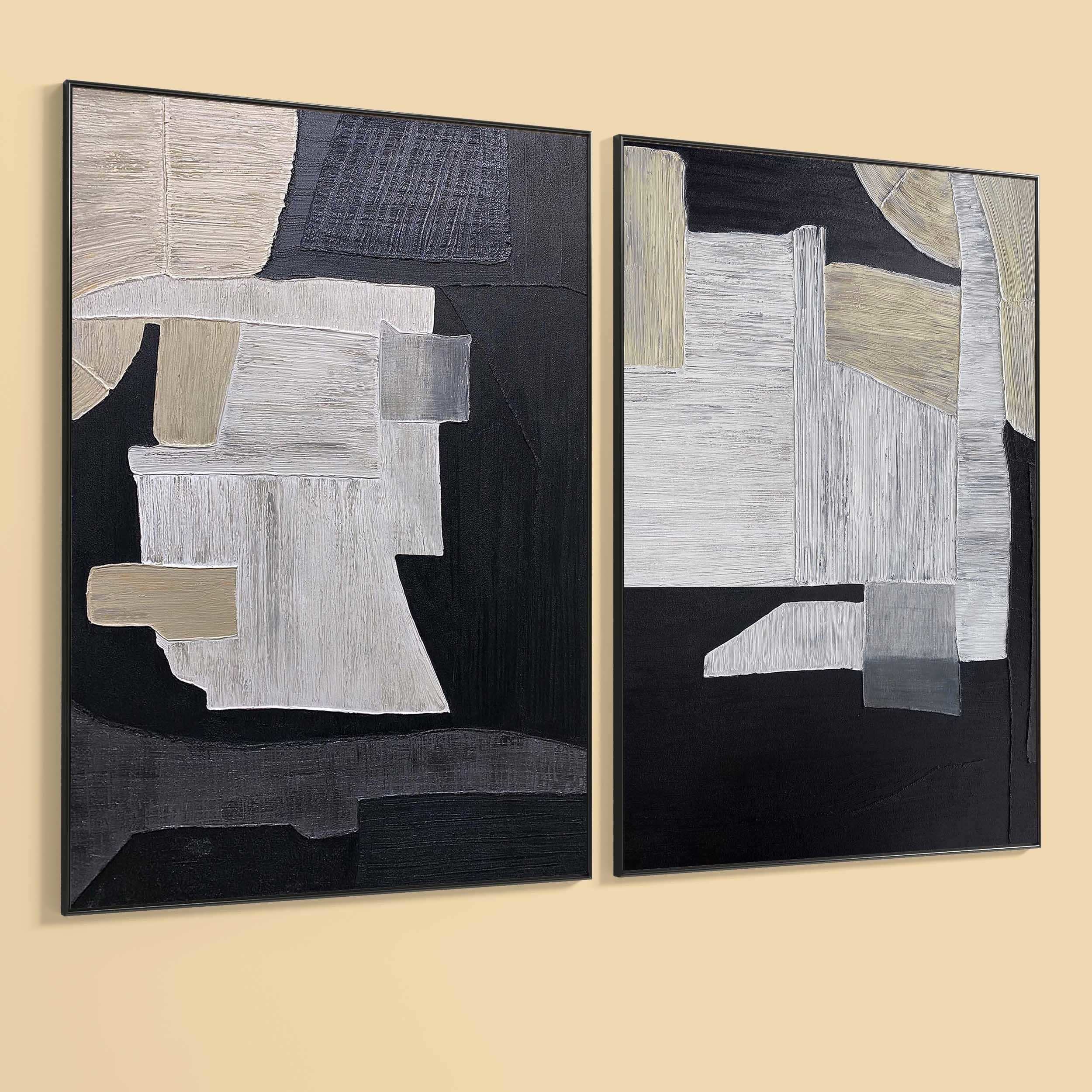 Plaster Two Photo Frame 316 Low-poly 3D model_4