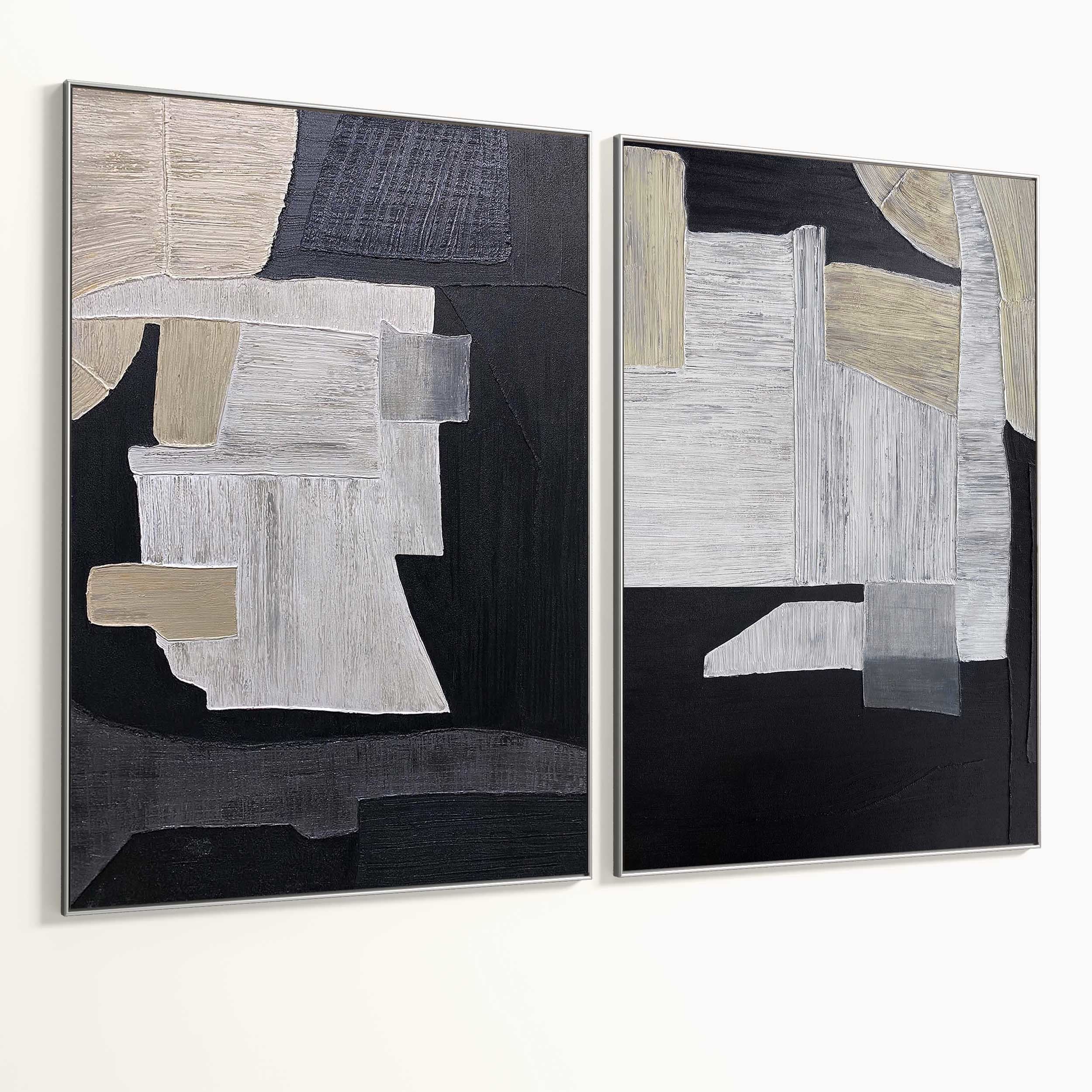 Plaster Two Photo Frame 316 Low-poly 3D model_5