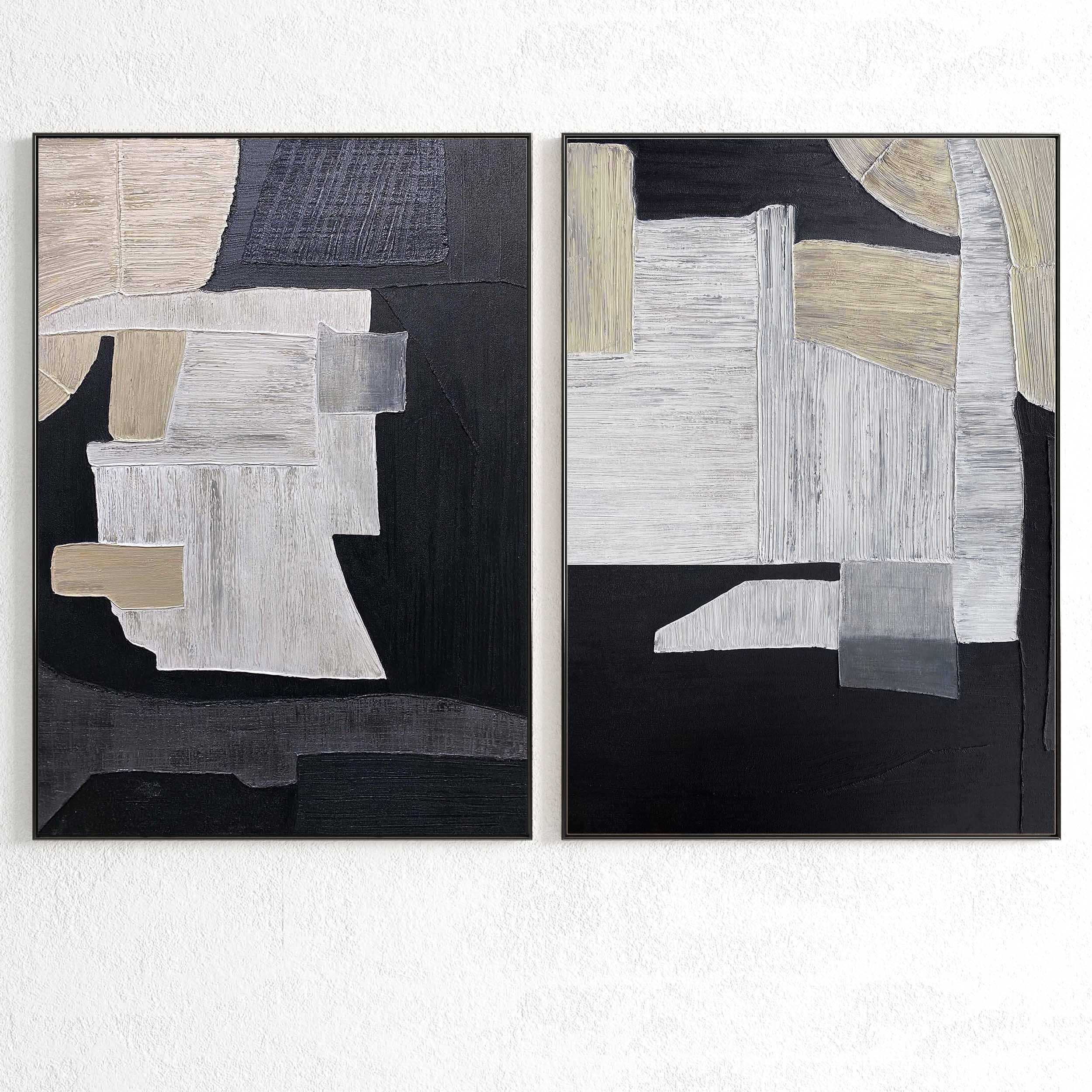 Plaster Two Photo Frame 316 Low-poly 3D model_1