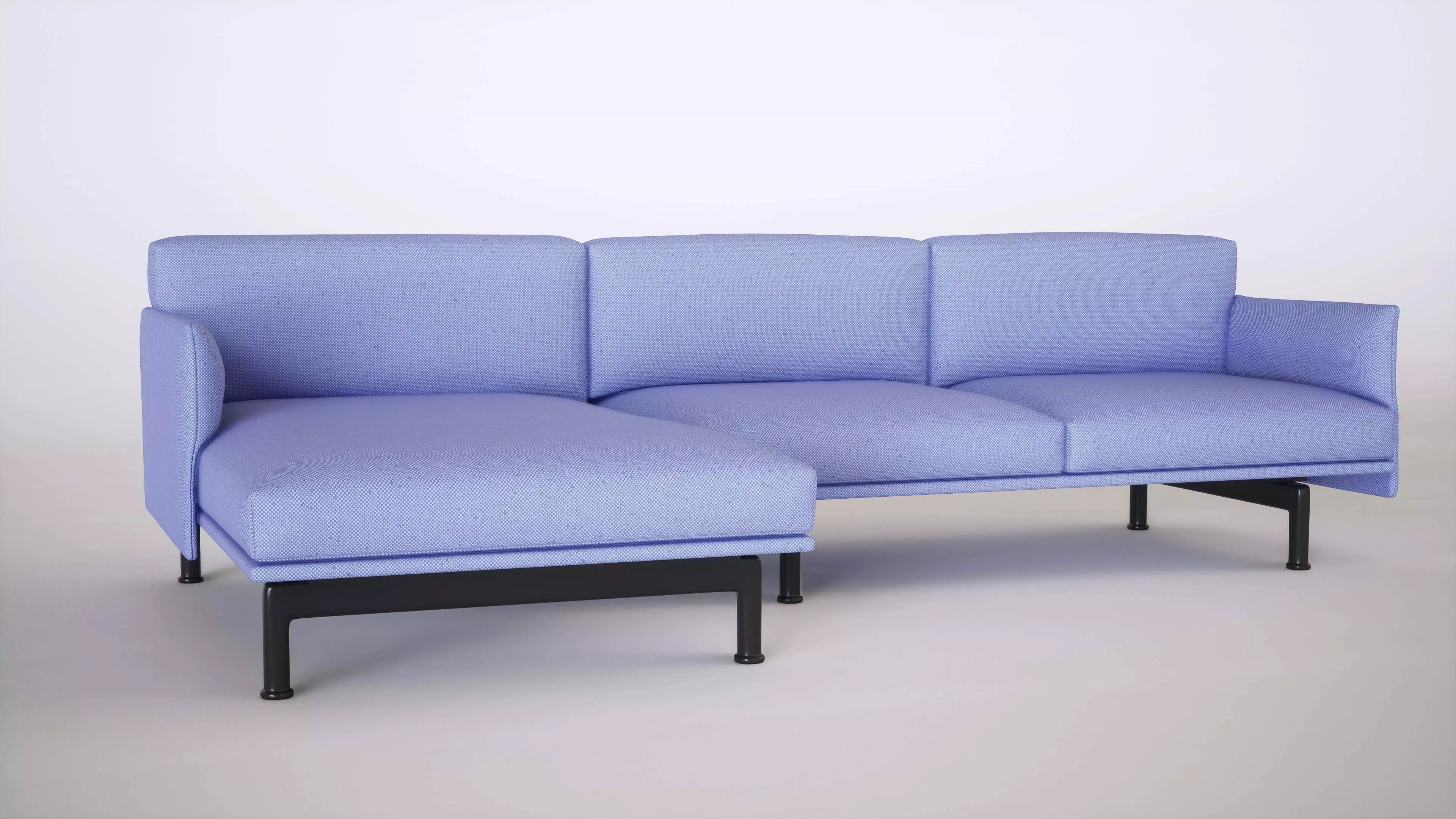 Outline Sectional - Chaise sofa 3D model
