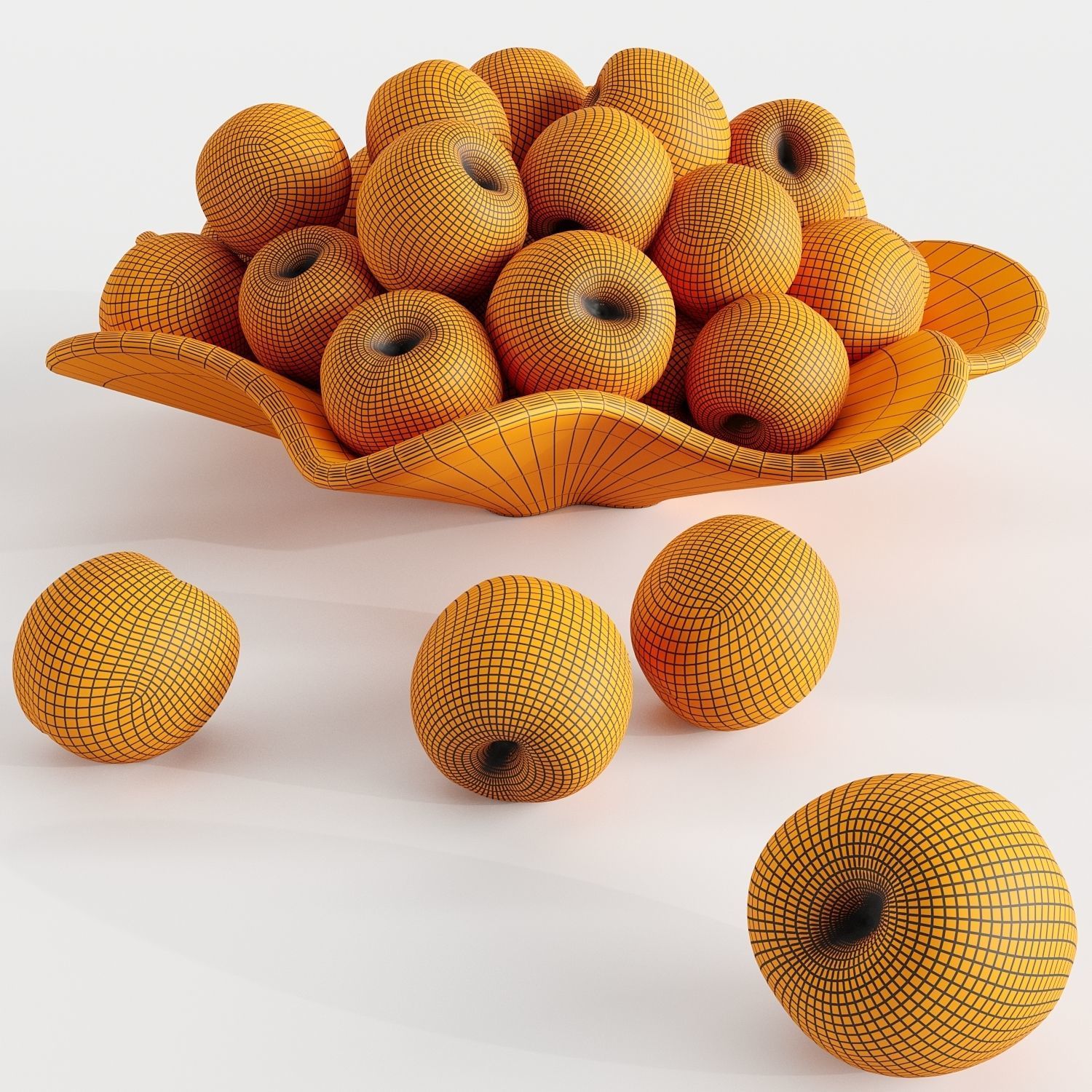 Nectar plate 3D model_7