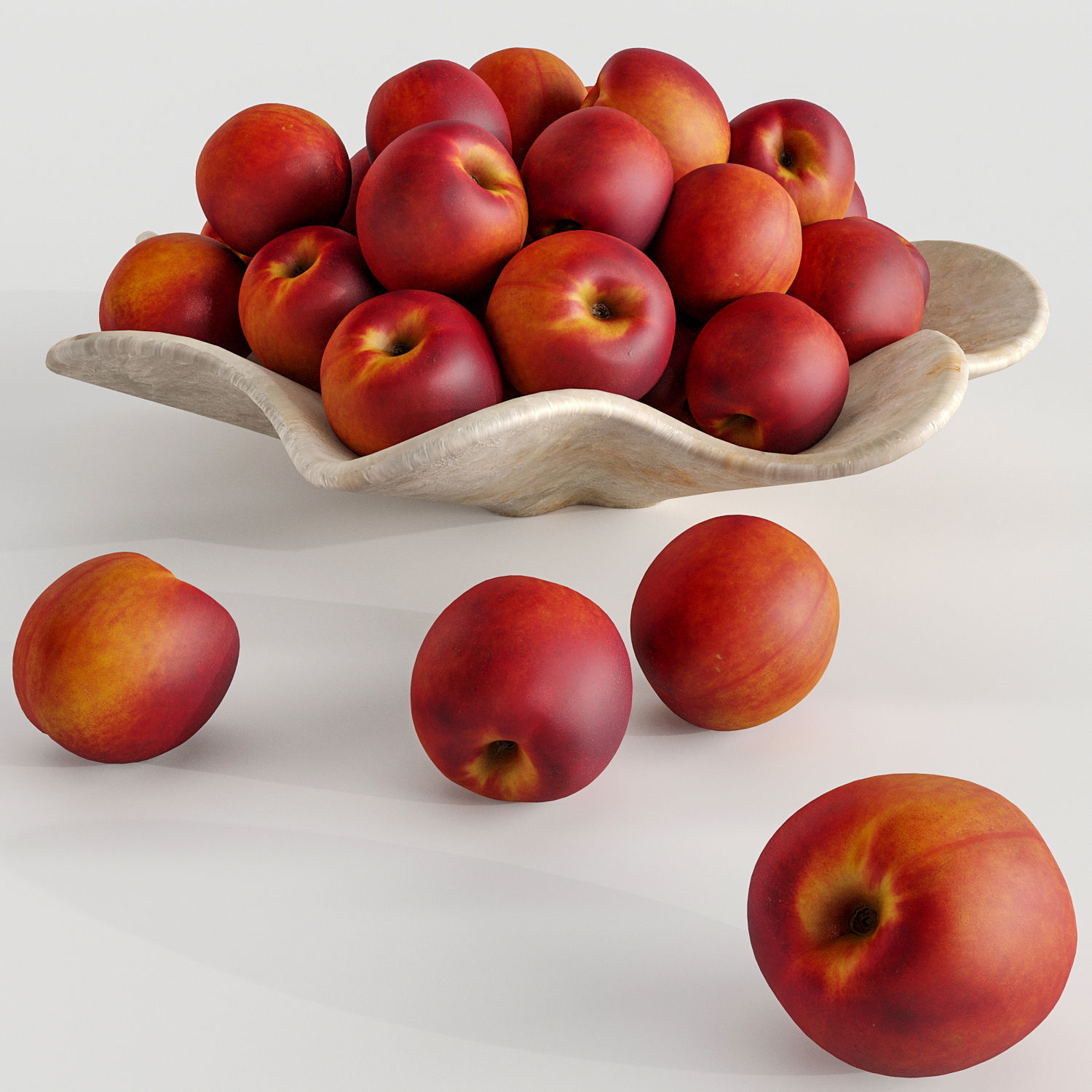 Nectar plate 3D model_2