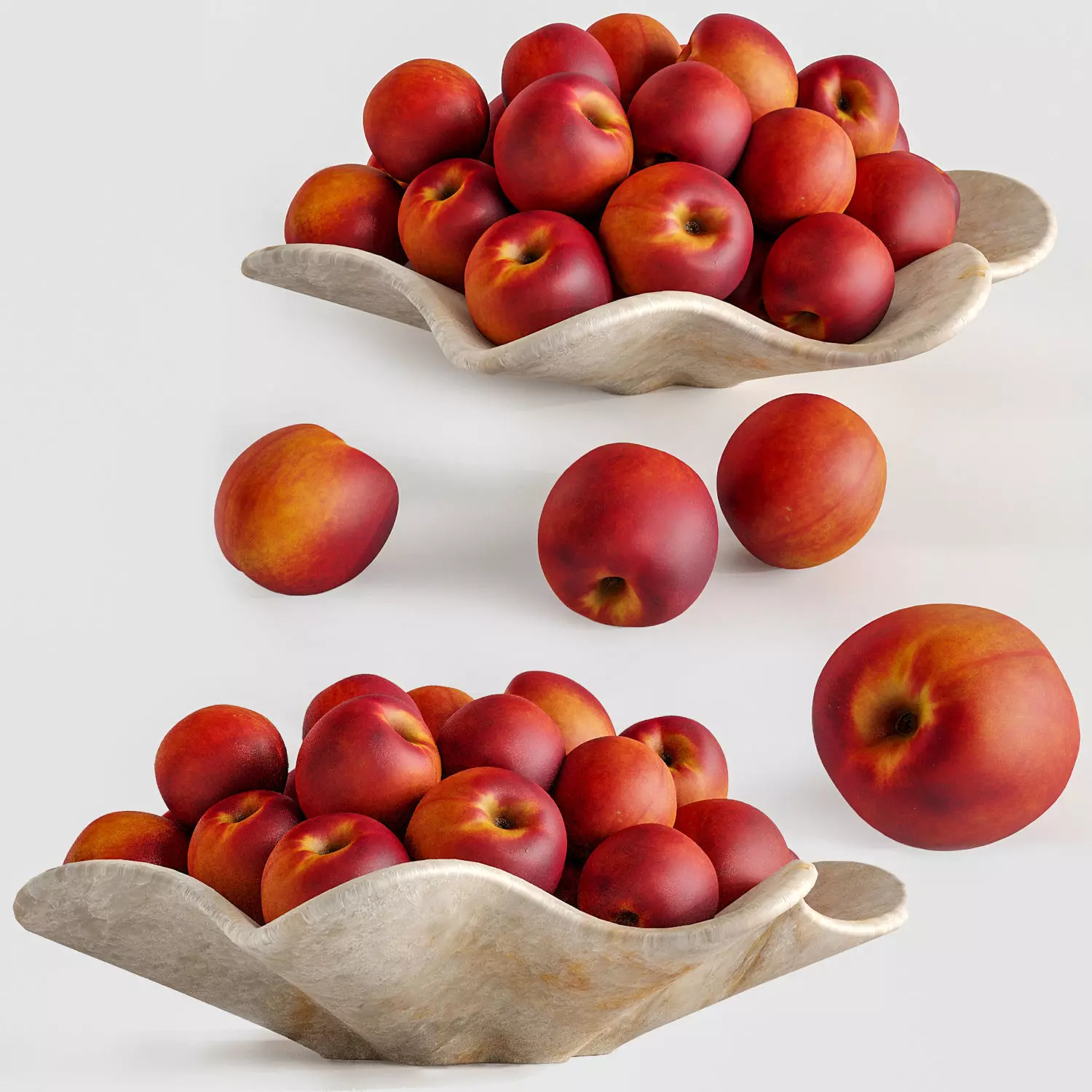 Nectar plate 3D model_0