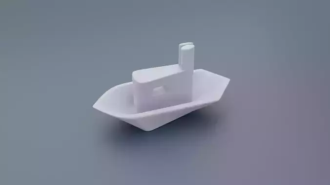 Stylized Boat 3d print Free 3D print model