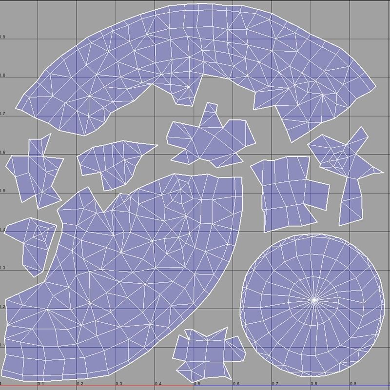 BeefTostada Low-poly 3D model_7