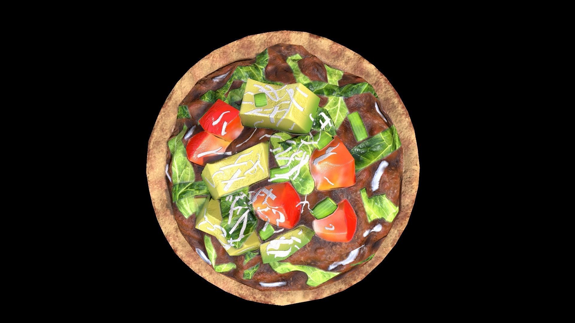 BeefTostada Low-poly 3D model_5