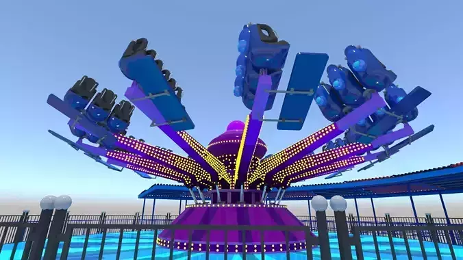 GoGo Bouncer Rides 3D model