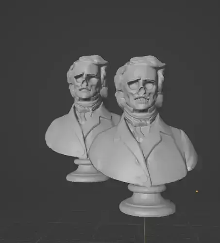 Edgar Allan Poe 3D print model