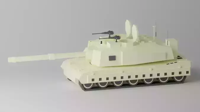  Simple Cartoon Heavy Tank