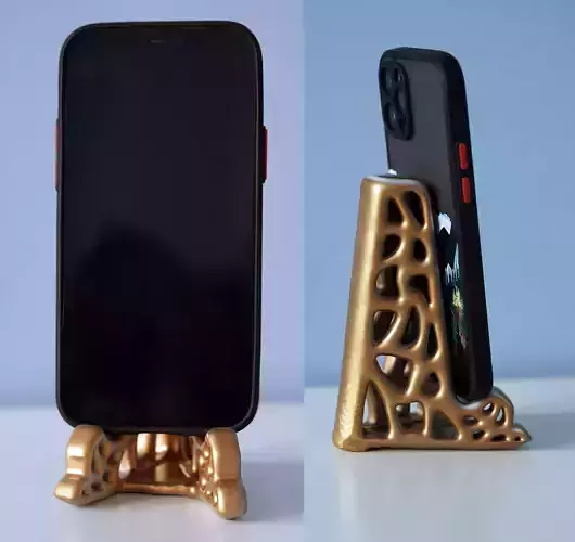 Modern style phone stand 3D print model