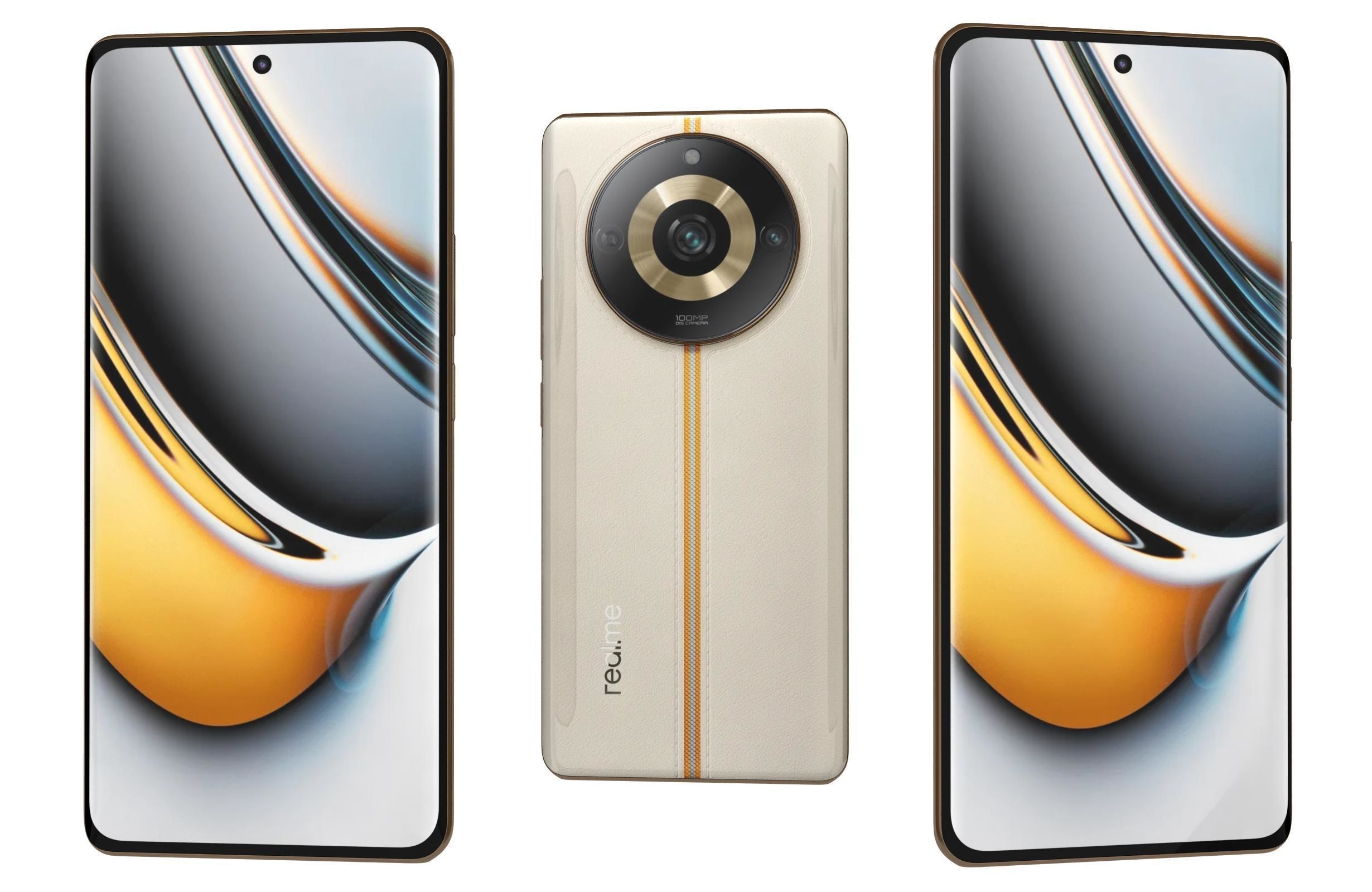 Realme 11 and Pro Low-poly 3D model_25