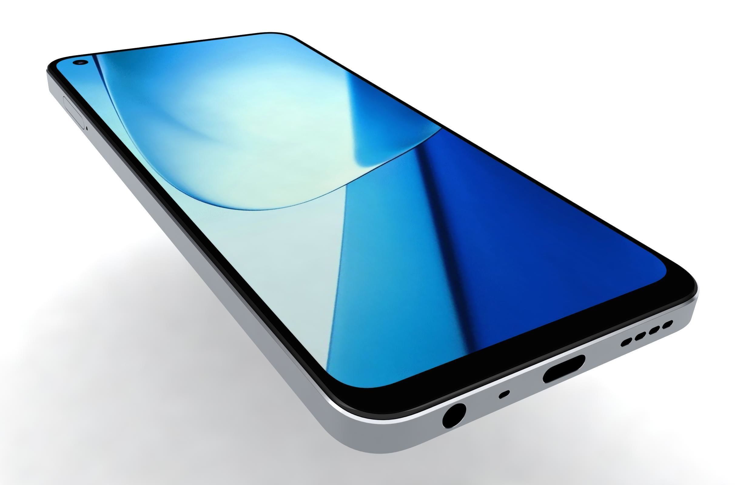 Realme 11 and Pro Low-poly 3D model_57