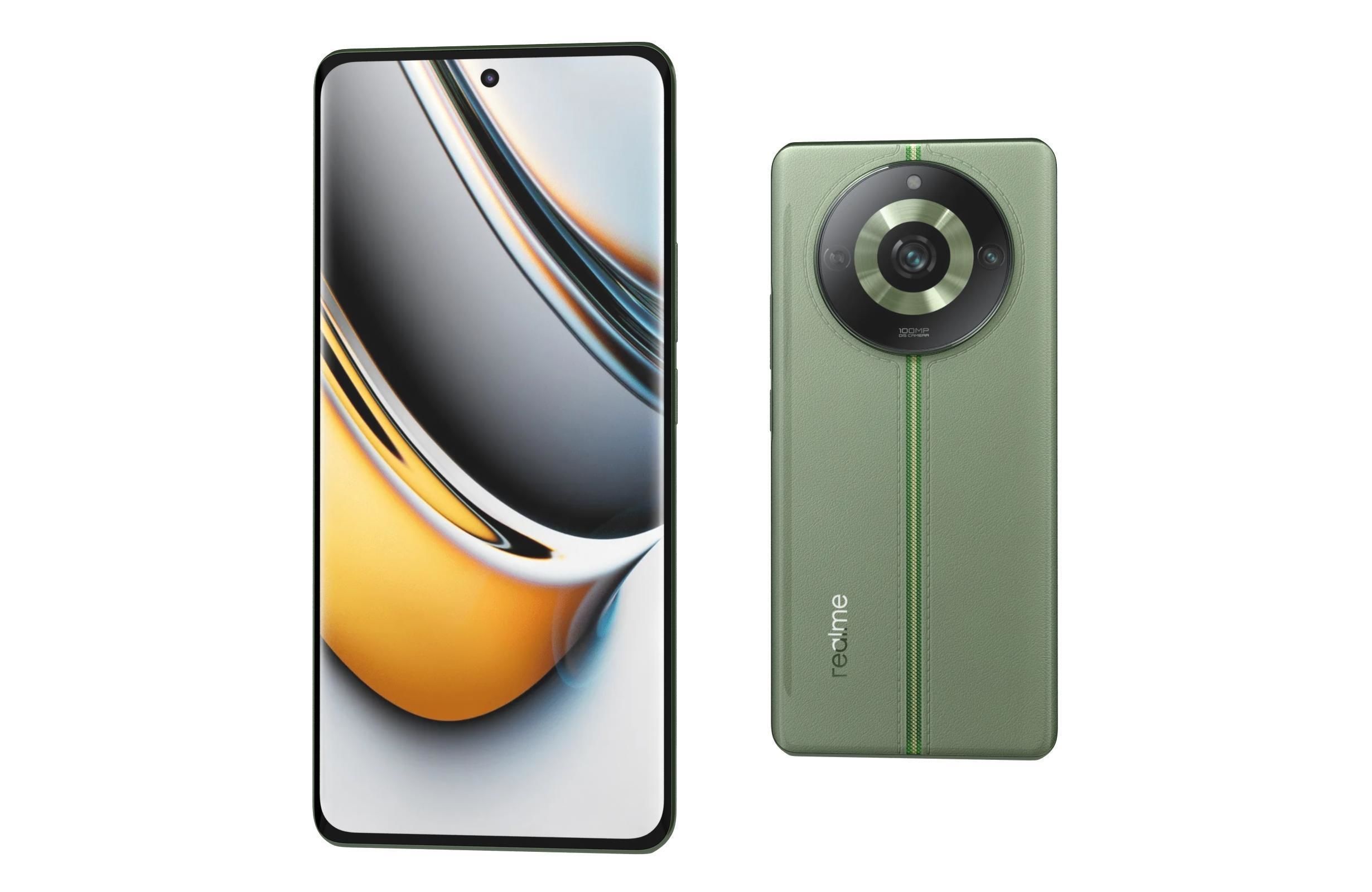 Realme 11 and Pro Low-poly 3D model_19