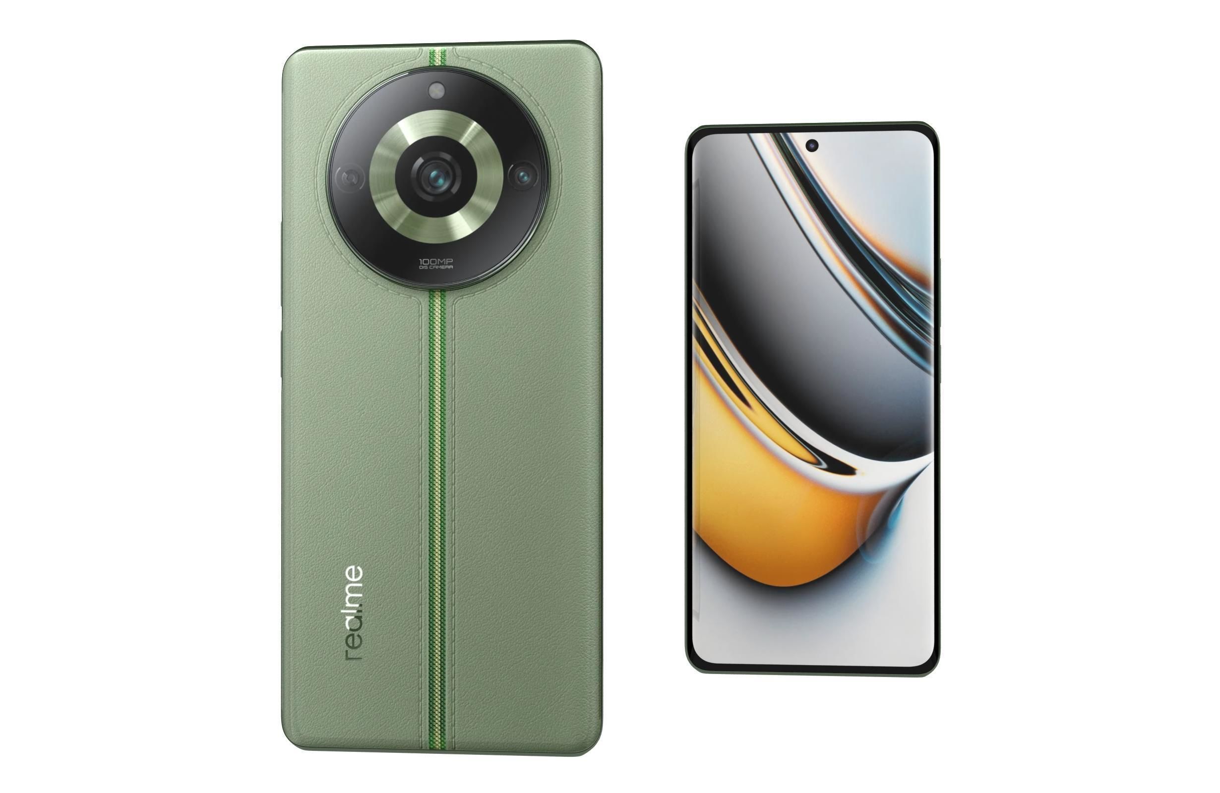 Realme 11 and Pro Low-poly 3D model_20