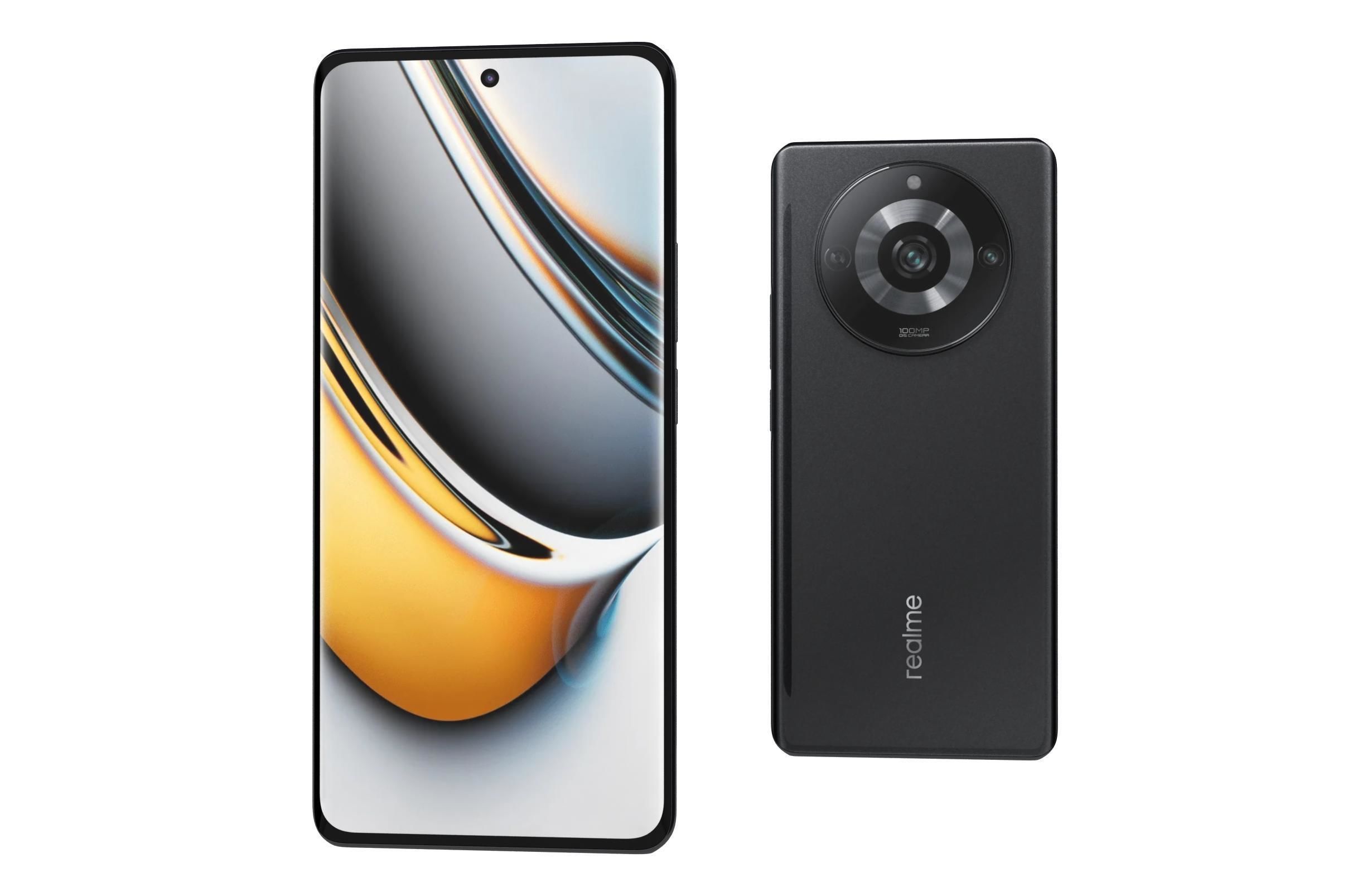 Realme 11 and Pro Low-poly 3D model_7