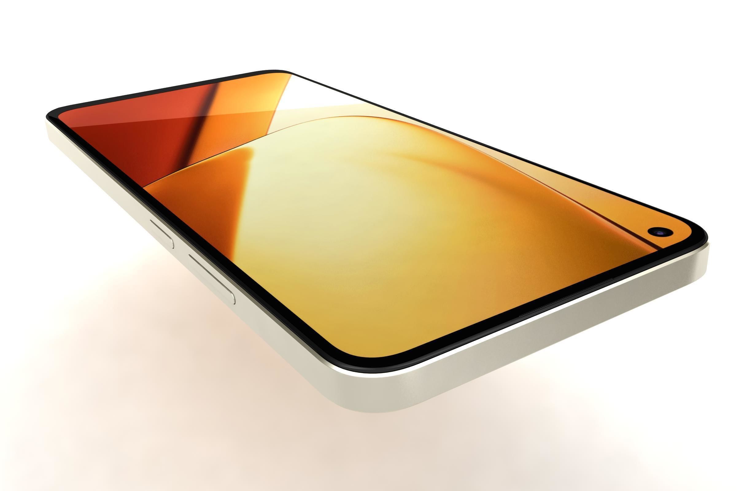 Realme 11 and Pro Low-poly 3D model_70