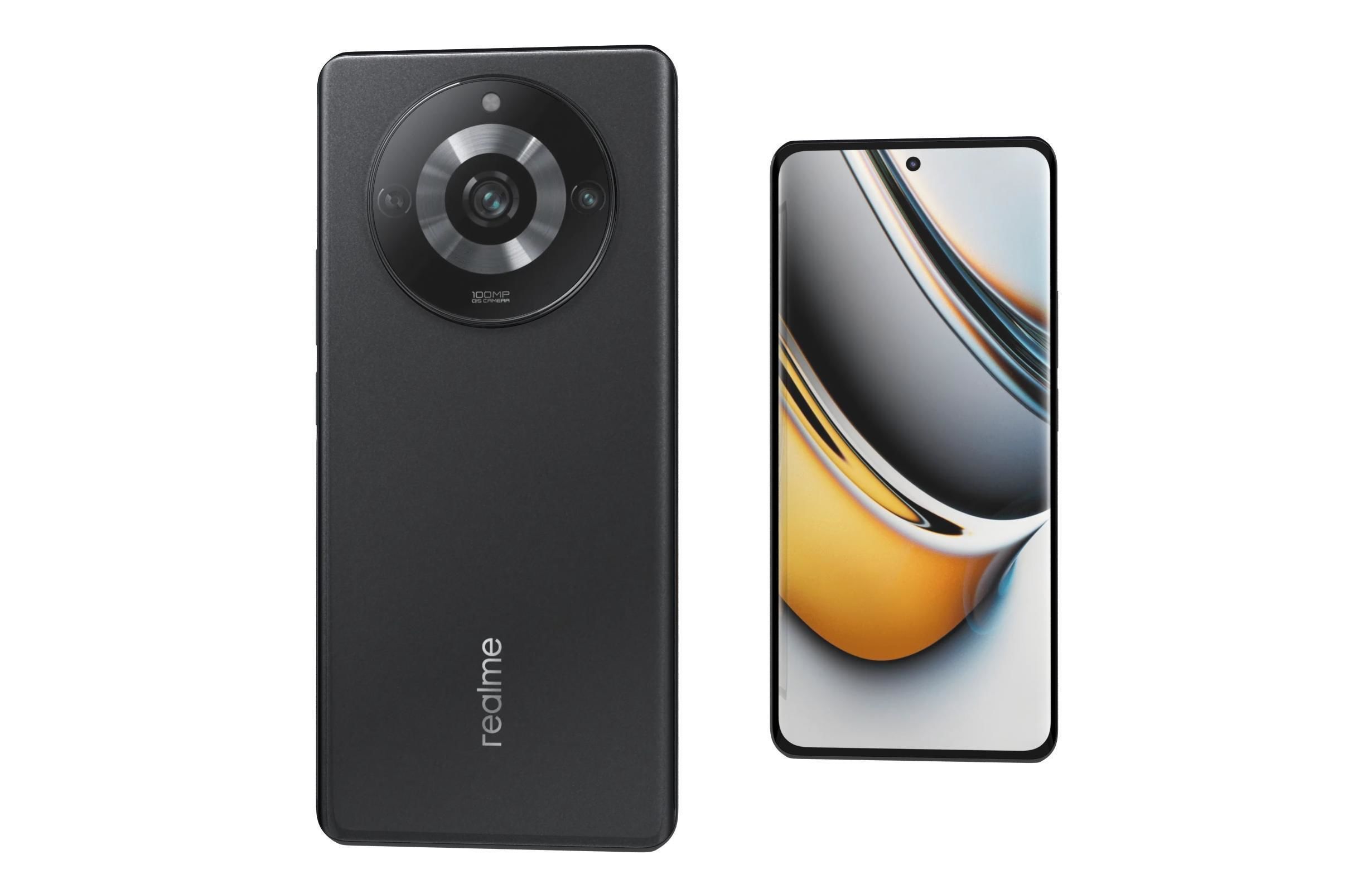 Realme 11 and Pro Low-poly 3D model_8