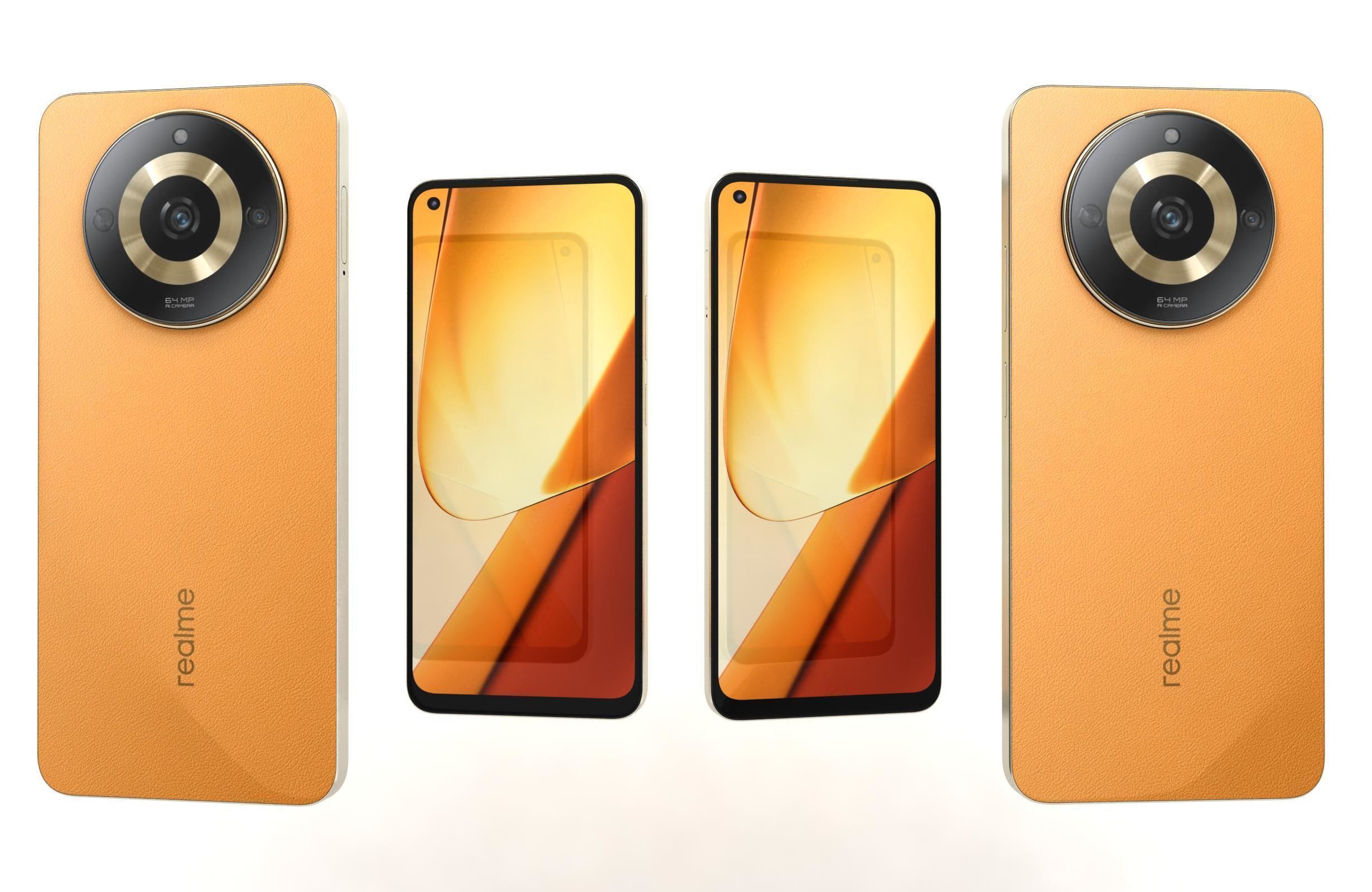 Realme 11 and Pro Low-poly 3D model_62