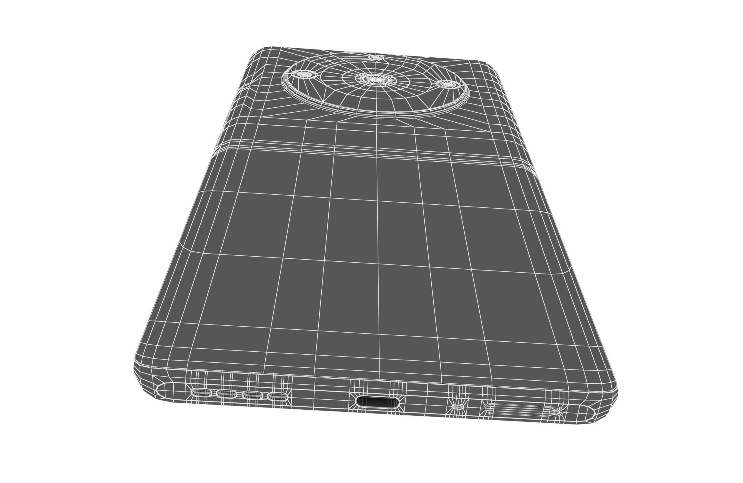 Realme 11 and Pro Low-poly 3D model_43