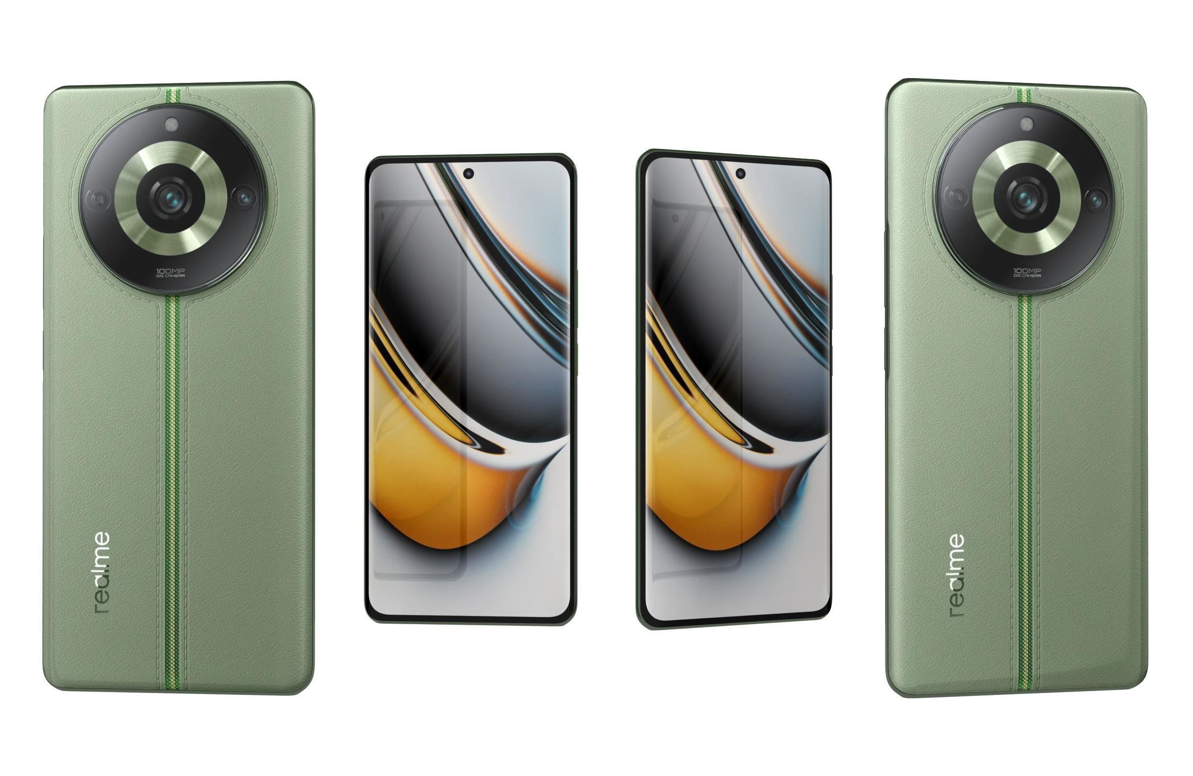 Realme 11 and Pro Low-poly 3D model_16