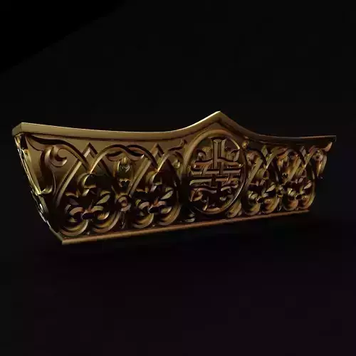 Central decor ornament for furniture