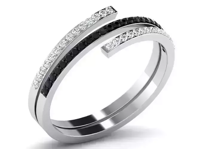 Diamond Ring For Women 3d Print Model