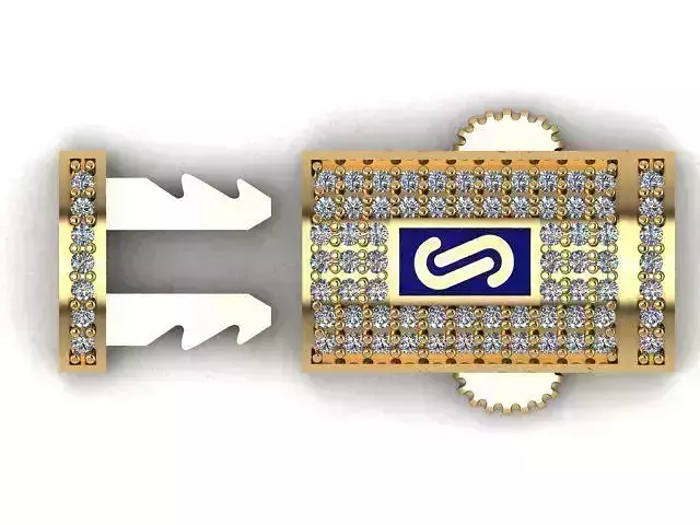 Lock bracelet or necklace clasp