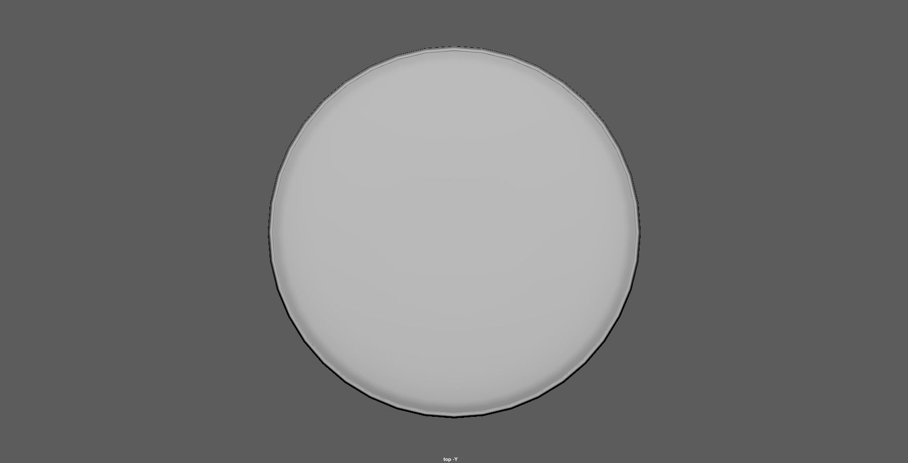 ottoman - round stool - footstool - pouf - pouffe Low-poly 3D model_11