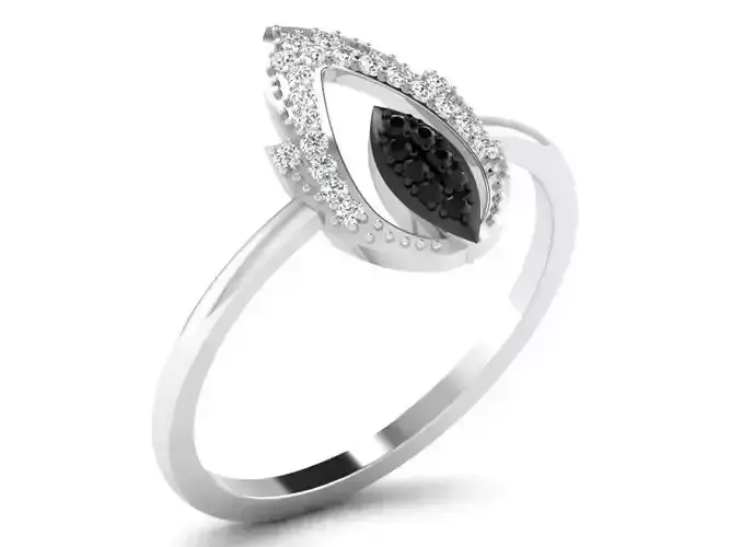 Diamond Ring For Women 3d Print Model