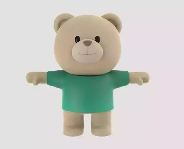 Bear 01 - 3D Character Ready Animation-Game