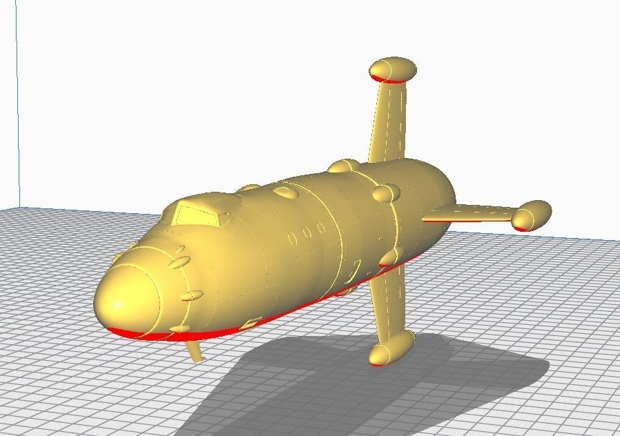 Future Boy Conan spacecraft 3D print model_13