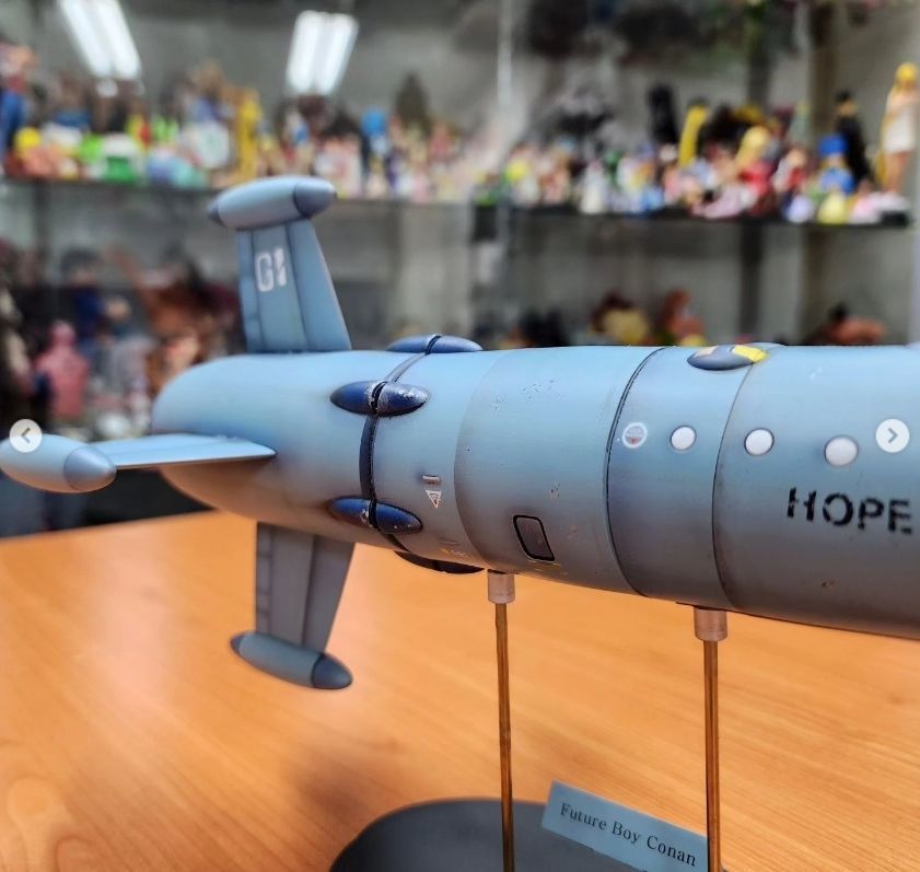 Future Boy Conan spacecraft 3D print model_3