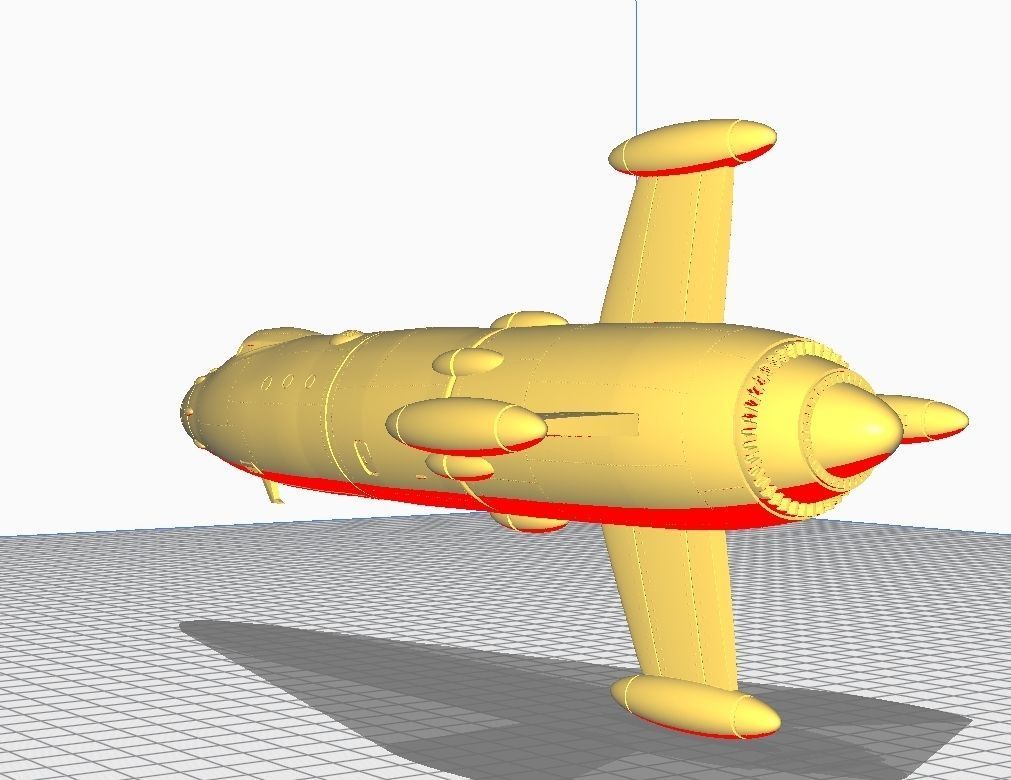 Future Boy Conan spacecraft 3D print model_14
