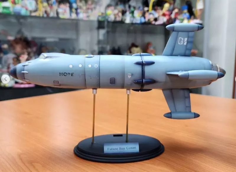 Future Boy Conan spacecraft 3D print model_0
