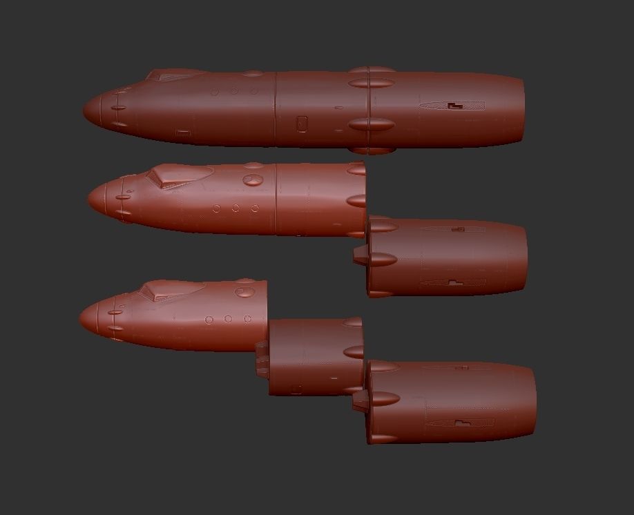 Future Boy Conan spacecraft 3D print model_8