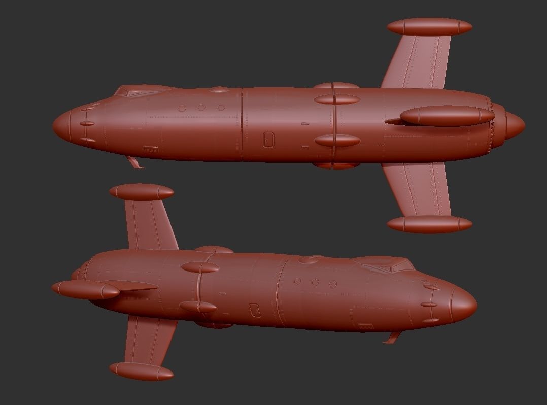 Future Boy Conan spacecraft 3D print model_9
