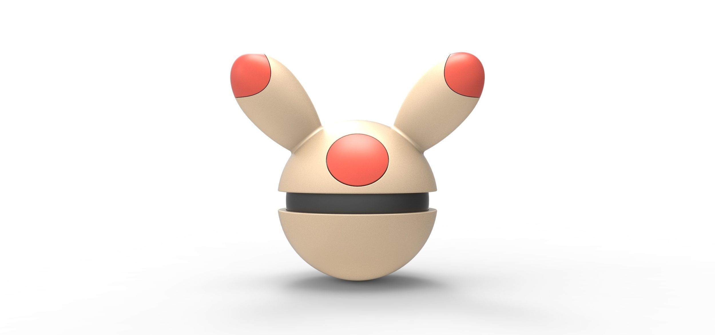 Spinda orb 3D print model_8