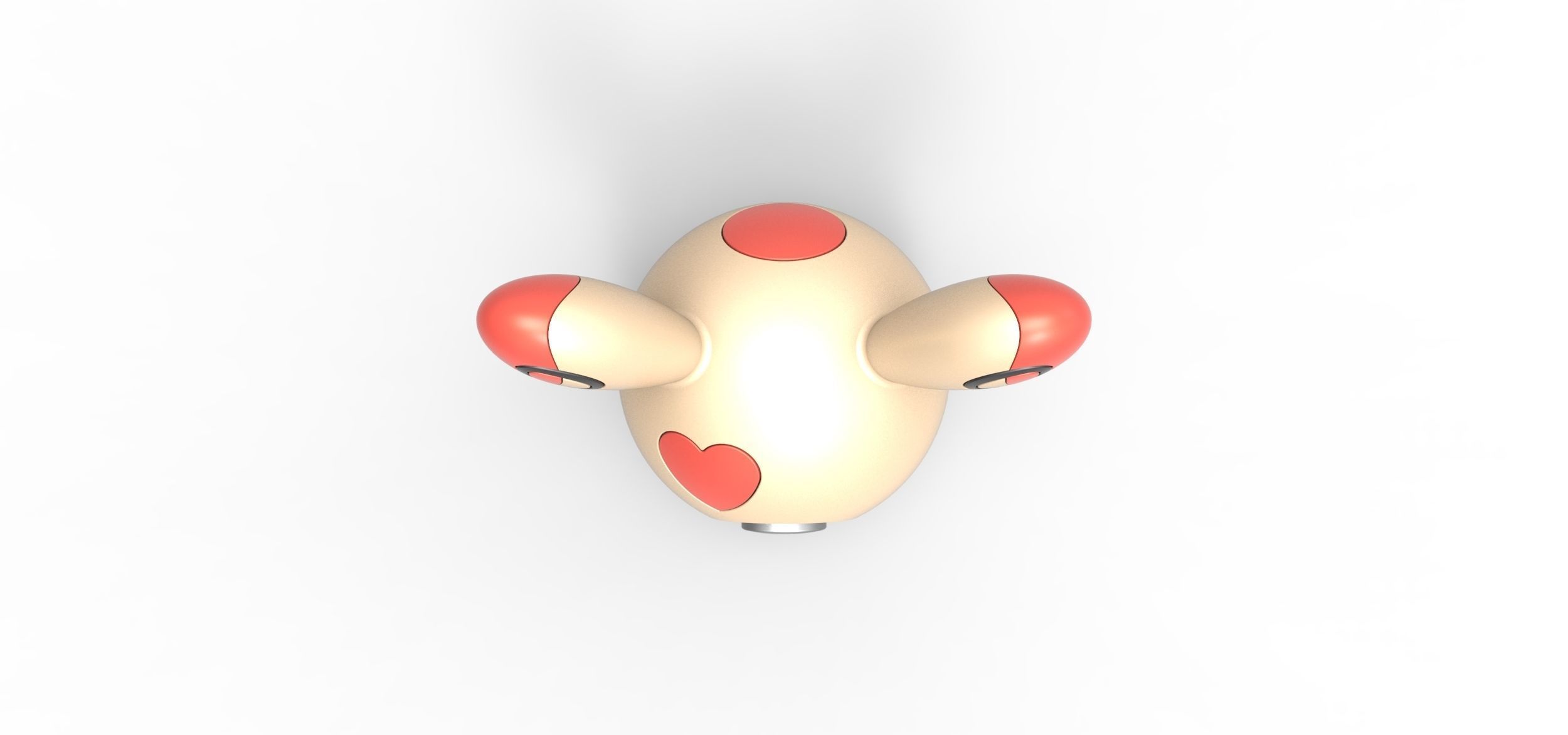 Spinda orb 3D print model_4