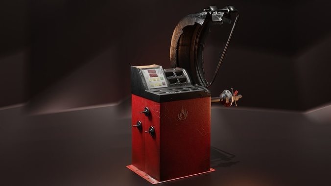 Wheel Balancer Low-poly 3D model