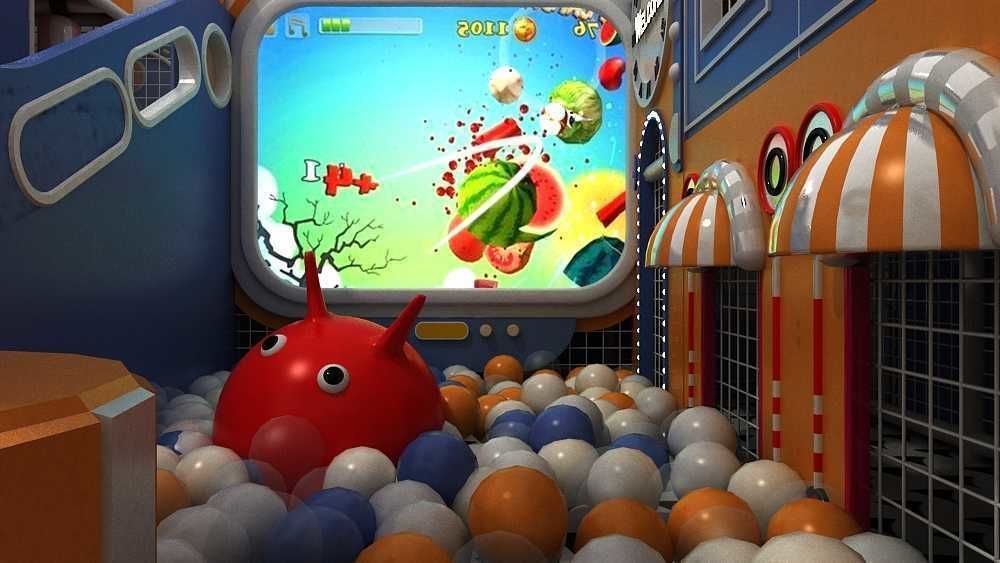 Indoor amusement park  children 3D model_8