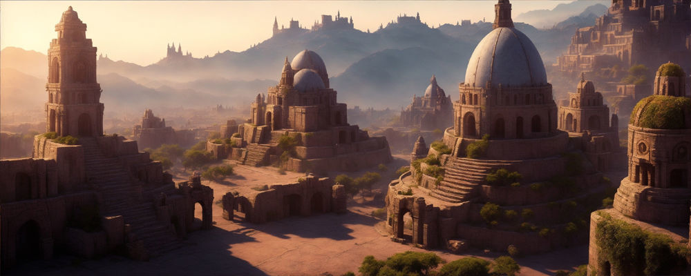 Fantasy Cities Backdrops Texture_2