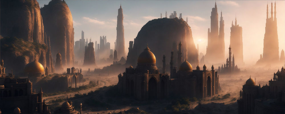 Fantasy Cities Backdrops Texture_29