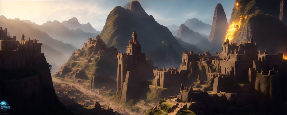 Fantasy Cities Backdrops Texture_26