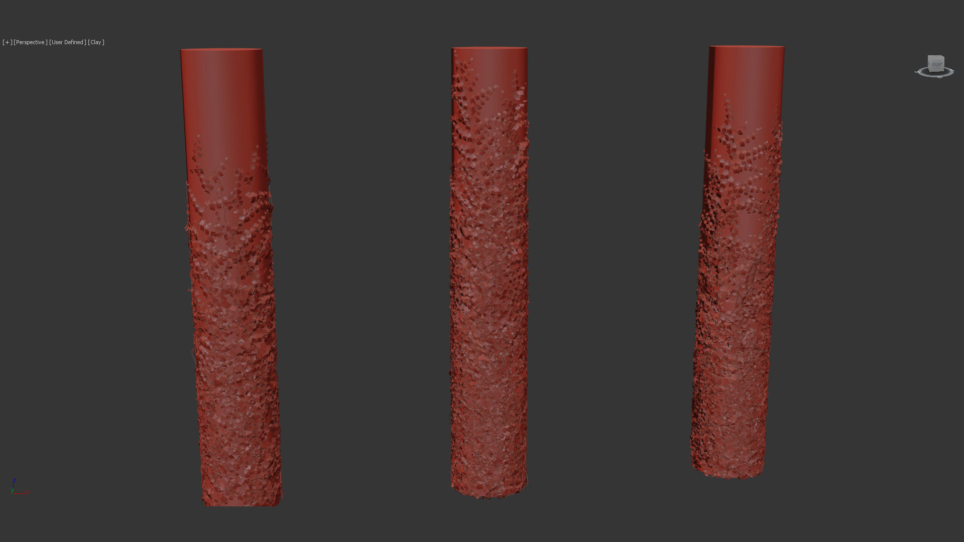 Ficus pumila Climbing Fig 01 3D model_11